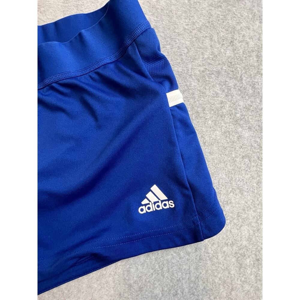 adidas AEROREADY Men's Blue/White Athletic Shorts Elastic Waist Solid L - Picture 5 of 12